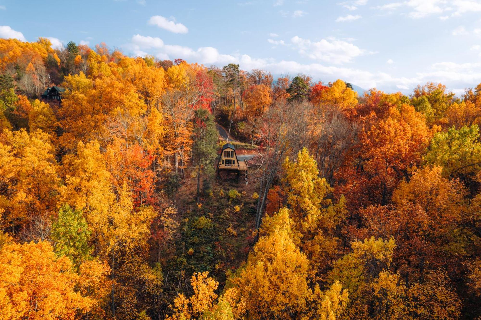 Villa Secluded Mtn View New! 10 Mins To Gatlinburg Or Park Extérieur photo